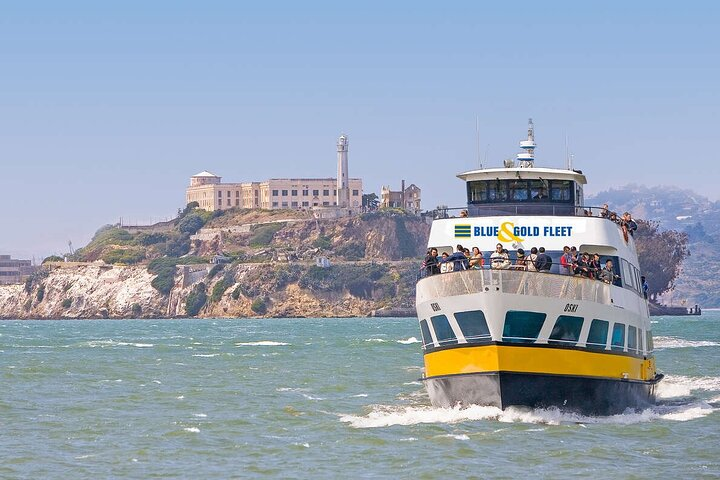 Cruise around the Alcatraz Island and under the Golden Gate Bridge!